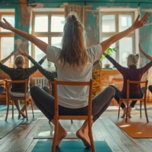 Pilates mit Stuhl